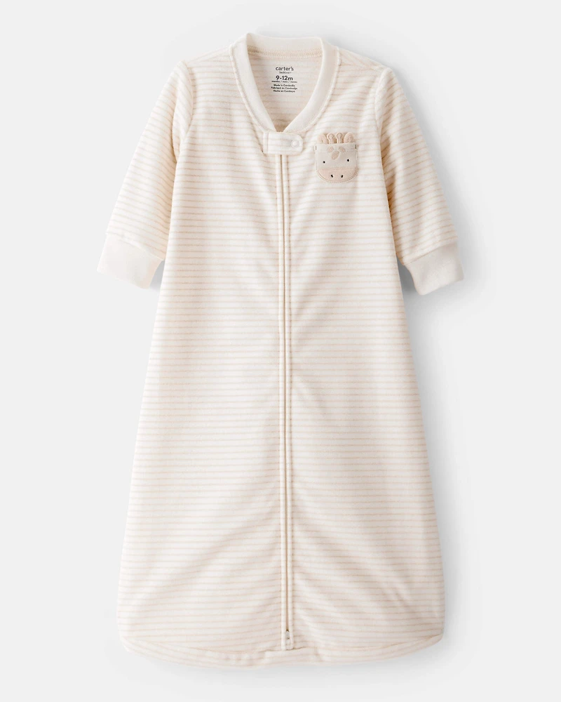 Baby Loose Fit Long-Sleeve Wearable Blanket - Cream