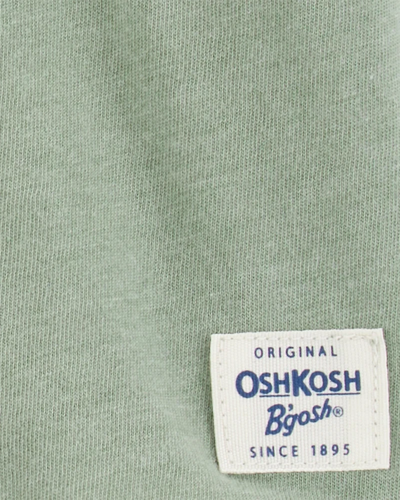 Toddler Pocket Henley Tee - Green