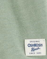 Toddler Pocket Henley Tee - Green