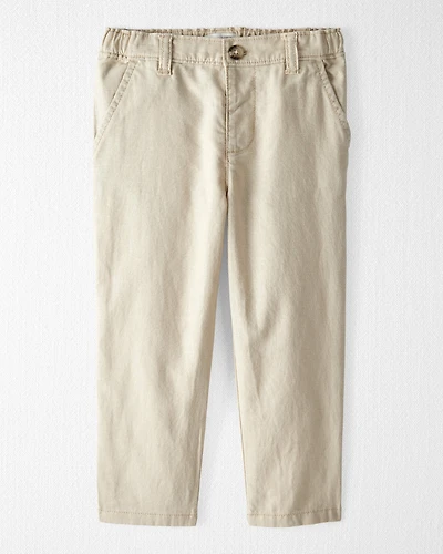 Toddler Linen Pants Made with Organic Cotton