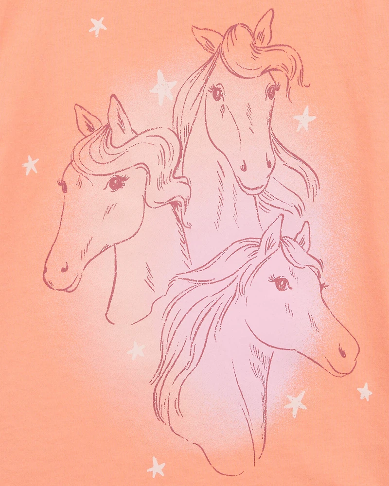 Kid Horses Graphic Tee