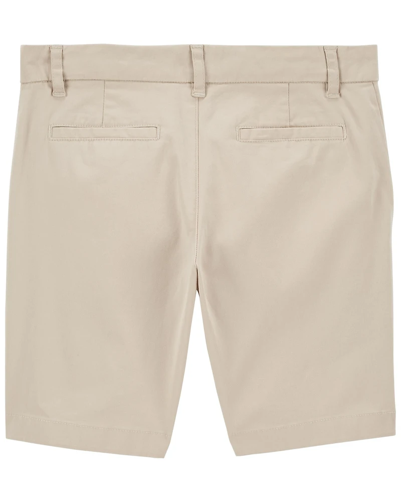 Girls Stretch Chino Shorts