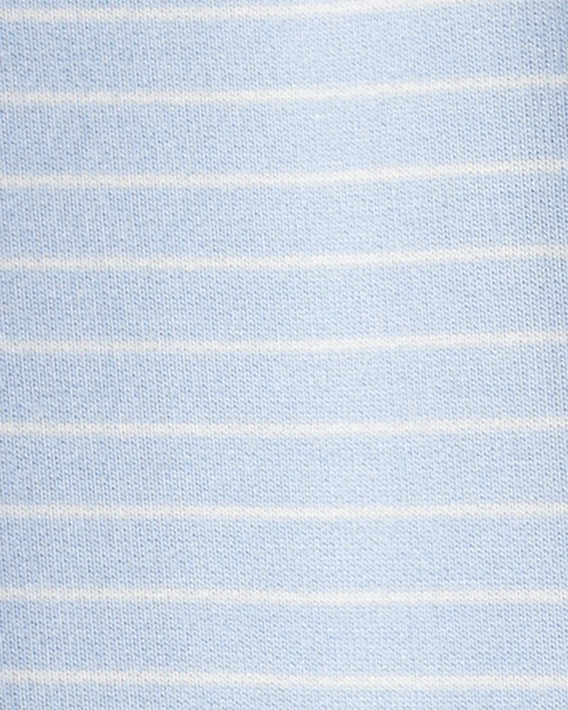 Baby Boy PurelySoft Long-Sleeve Jumpsuit - Blue