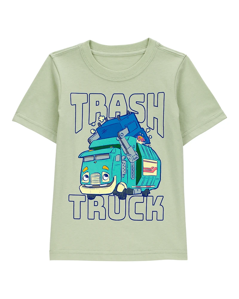 Toddler Boy Trash Truck™ Short-Sleeve Graphic Tee - Green