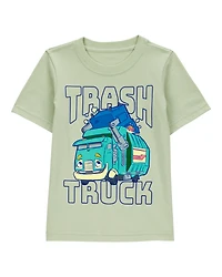 Toddler Boy Trash Truck™ Short-Sleeve Graphic Tee - Green