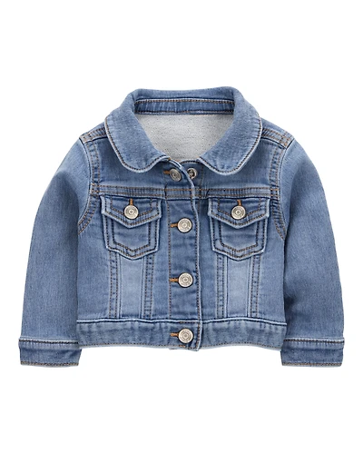 Baby Neutral Denim Jacket - Medium Wash