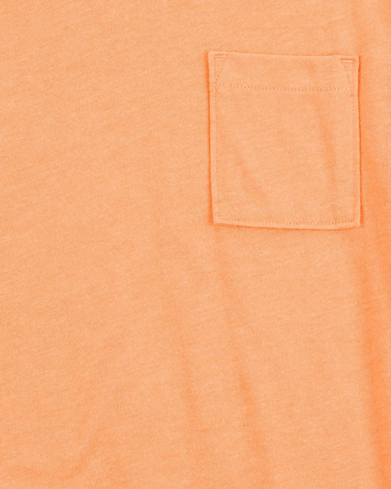 Kid Solid Short-Sleeve Tee - Orange