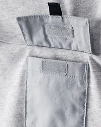 Toddler Boy Short-Sleeve Pocket Tee - Grey