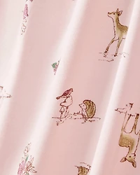 Toddler Girl Deer & Floral Print PurelySoft Long-Sleeve 2-Piece Pajamas - Pink