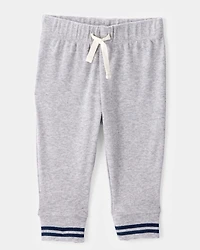 Baby 2-Piece Game Day Long-Sleeve Bodysuit Pant Set - Grey