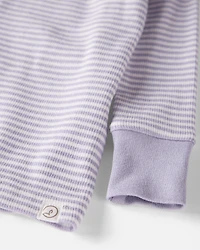 Baby Striped Organic Cotton Pajamas Set