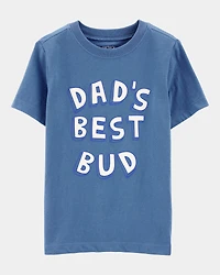 Toddler Boy Dad's Best Bud Graphic Tee