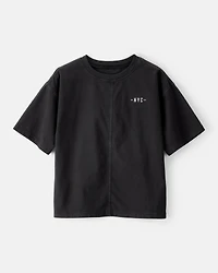 Boys NYC Cotton Short-Sleeve Tee - Black