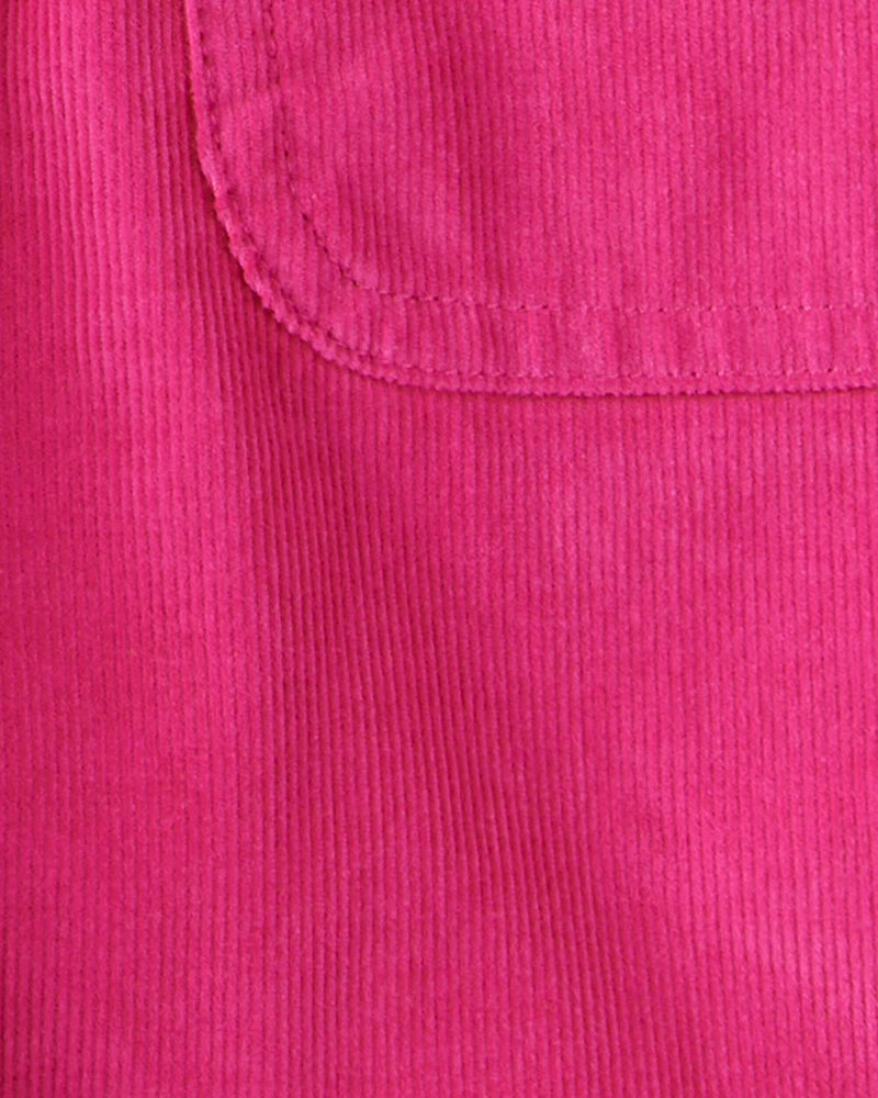 Girls Corduroy Skirt - Pink
