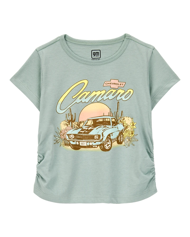 Girls Camaro Short-Sleeve Graphic Tee - Green