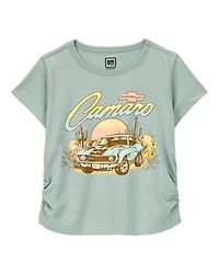 Girls Camaro Short-Sleeve Graphic Tee - Green
