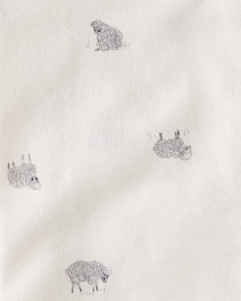 Baby 4-Pack Sheep Blanket - White