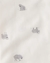 Baby 4-Pack Sheep Blanket - White