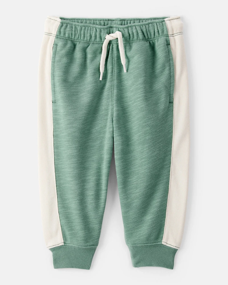 Baby 2-Piece French Terry Sweatshirt & Pull-On Jogger Set - Green