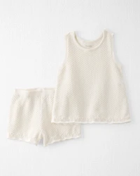 Kid 2-Piece Organic Cotton Sweater Knit Set