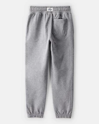 Boys DayDream Fleece Active Drawstring Jogger - Grey