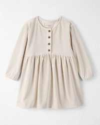 Toddler Girl Recycled Velour Dress