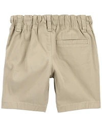 Baby Boy Stretch Chino Shorts - Khaki