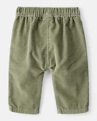 Baby Boy Corduroy Fashion Pants - Green