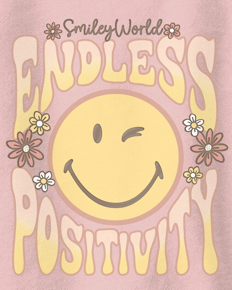 Girls SmileyWorld Pullover Sweatshirt
