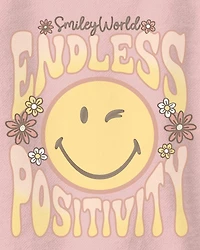 Girls SmileyWorld Pullover Sweatshirt