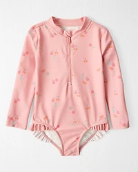 Toddler Girl Recycled Ruffle Swimsuit