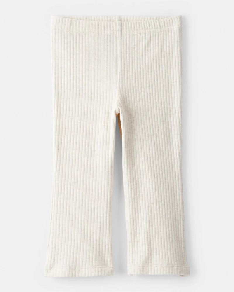 Baby Girl Fairisle Fleece Pullover & Pant Set - Ivory