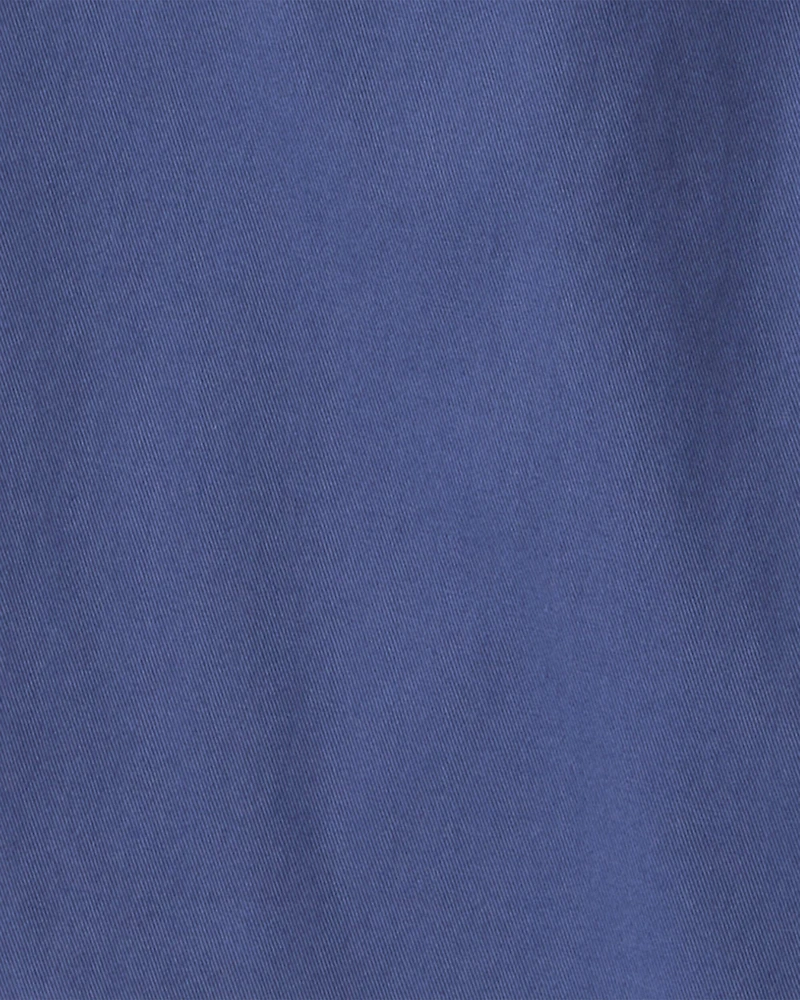 Boys Flat Front Fashion Pants - Blue