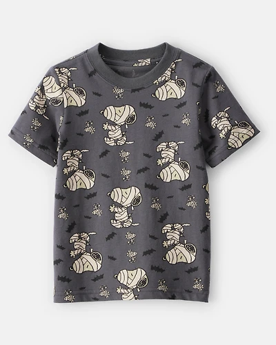 Toddler Boy Halloween Snoopy Mummy Short-Sleeve Tee