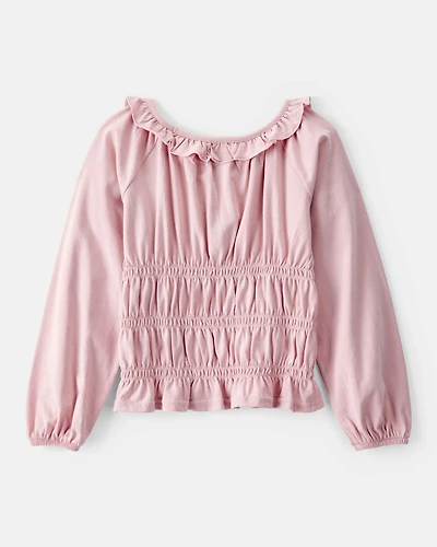 Girls Long-Sleeve Top - Pink