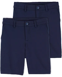 Kid -Pack Ponte Knit Uniform Shorts