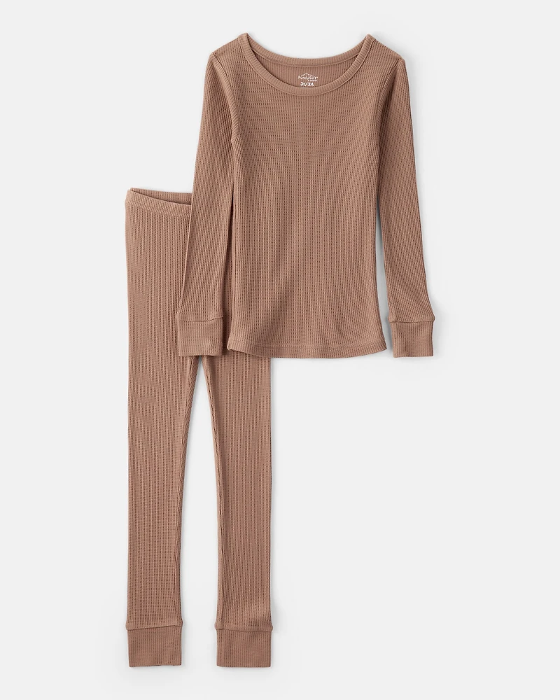 Toddler PurelySoft 2-Piece Pajamas - Brown