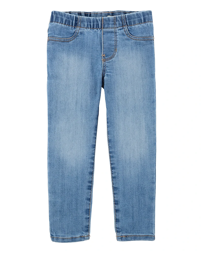 Kid Medium Blue Wash Skinny-Leg Jegging