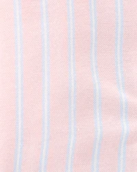 Toddler Striped Loose Fit 2-Piece Pajamas - Purple