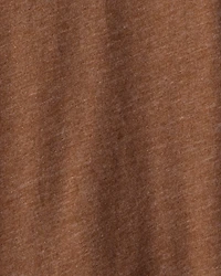 Boys Solid Long-Sleeve Tee - Brown