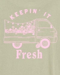 Kid Stay Fresh Graphic Short-Sleeve Tee - Green