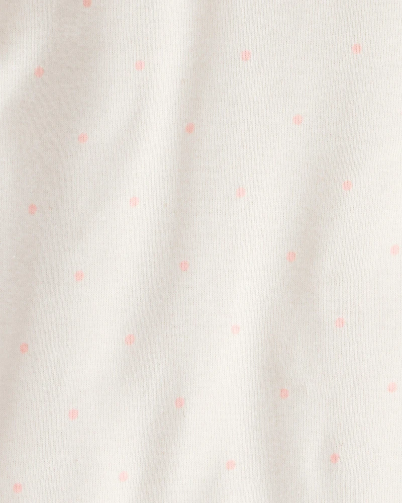Baby 3-Piece Fruit Embroidered Little Vest Set - Pink/Ivory