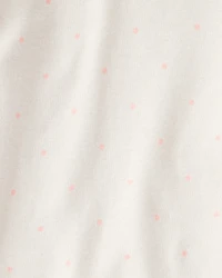 Baby 3-Piece Fruit Embroidered Little Vest Set - Pink/Ivory