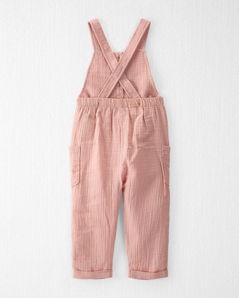 Toddler Organic Cotton Gauze Overalls
