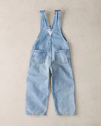 Toddler 2T Vintage Light Wash Denim Overalls from the OshKosh Archive Release, circa 1970s