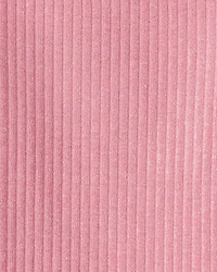 Baby Girl Shimmer Rib Mock Neck Top - Pink