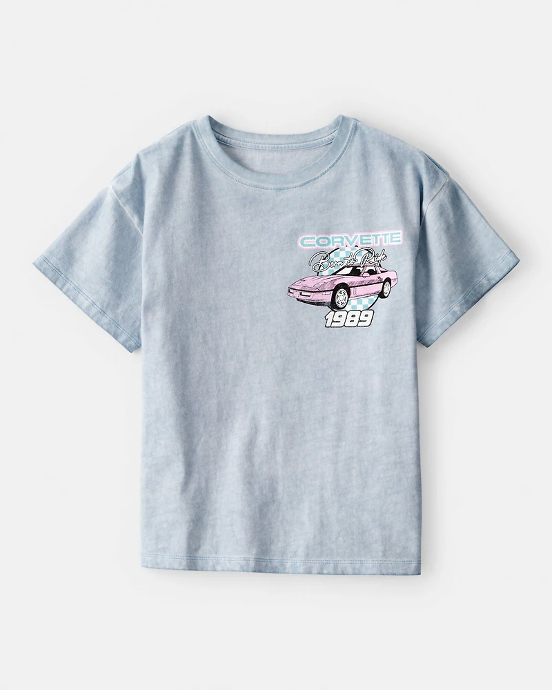 Kid Chevrolet™ Corvette™ Short-Sleeve Graphic Tee - Blue
