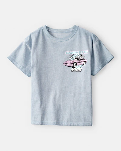 Kid Chevrolet™ Corvette™ Short-Sleeve Graphic Tee - Blue