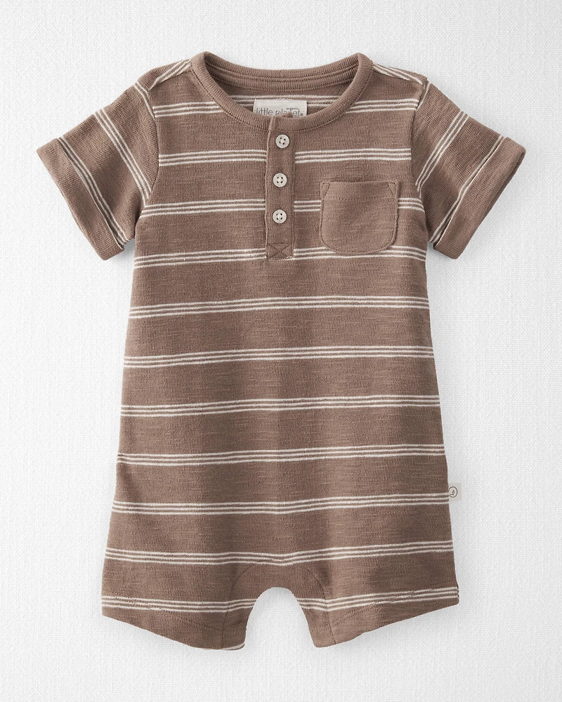 Baby Striped Romper Made with Organic Cotton