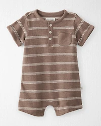 Baby Striped Romper Made with Organic Cotton